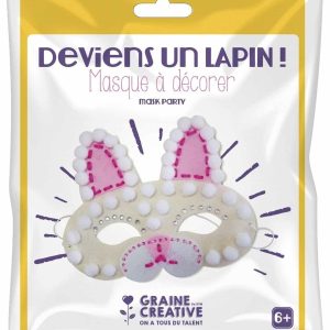 Kit Masque Feutrine Lapin – Graine Créative