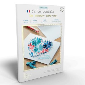 Kit papier Le cœur pop-up – Les French Kits