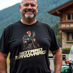 T-SHIRT HOMME : Motard Savoyard