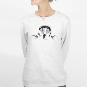PULL FEMME : PARAPENTE BATTEMENTS DE COEUR