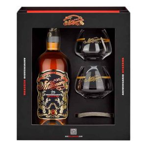 Coffret Rhum Millonario 10 years 70Cl + 2 verres