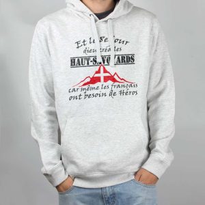 SWEAT HOMME : DIEU CREA LES HAUT SAVOYARDS