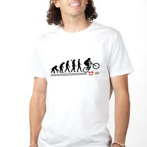 T-SHIRT HOMME : ÉVOLUTION VTT DESCENTE DH