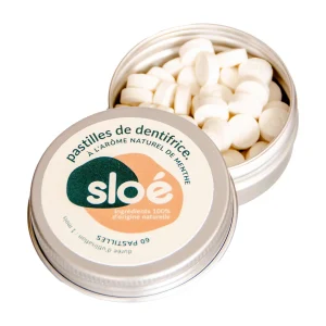 Dentifrice pastille – Boite nomade x60 – Sloe