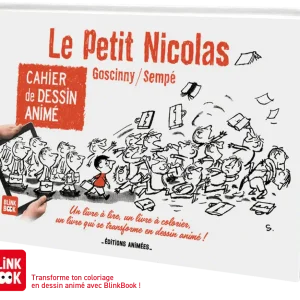 Cahier de dessin animé Blink Book Le petit Nicolas – Editions Animées