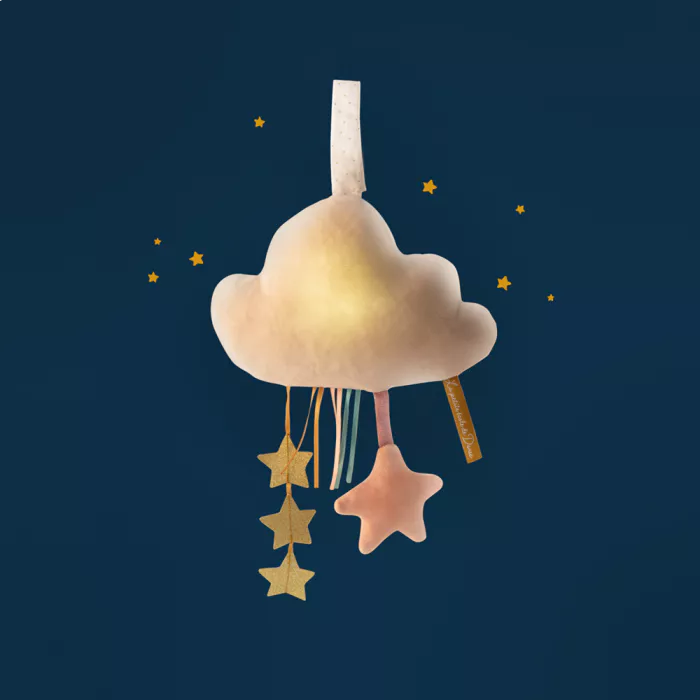 Nuage lumineux à suspendre La petite école de danse – Moulin Roty – Image 2