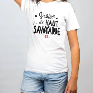 T SHIRT ENFANT : GRAINE DE HAUT SAVOYARDE